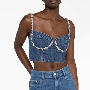 Corset Diamonds Y2k Crop Top